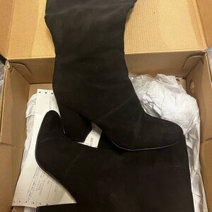 Kenneth Cole Reaction Black Heeled Boots 8M